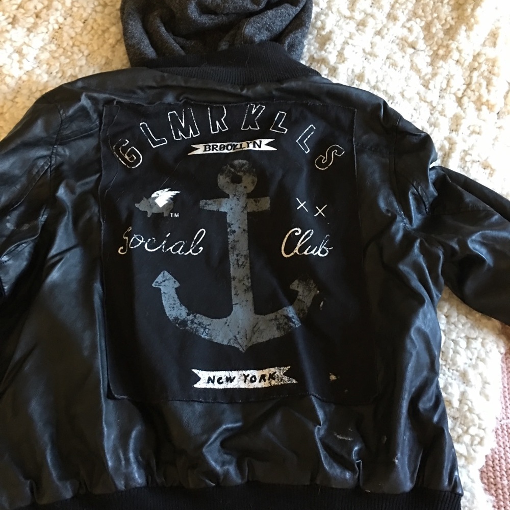 GLMR KLLS leather like jacket